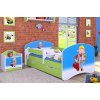Dětská postel Happy Babies - bořek stavitel (Barva bílá, Velikost spací plochy 140x70, Šuplík NE)