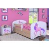 Dětská postel Happy Babies - jednorožec (Barva bílá, Velikost spací plochy 140x70, Šuplík NE)