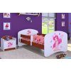 Dětská postel Happy Babies - víla s motýlkami (Barva bílá, Velikost spací plochy 140x70, Šuplík NE)