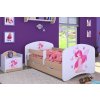 Dětská postel Happy Babies - víla s motýlkami (Barva bílá, Velikost spací plochy 140x70, Šuplík NE)