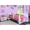Dětská postel Happy Babies - princezna a jednorožec (Barva bílá, Velikost spací plochy 140x70, Šuplík NE)