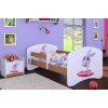 Dětská postel Happy Babies - super zajíček (Barva bílá, Velikost spací plochy 140x70, Šuplík NE)