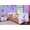 Dětská postel Happy Babies - super zajíček (Barva bílá, Velikost spací plochy 140x70, Šuplík NE)