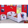 Dětská postel Happy Babies - superman (Barva bílá, Velikost spací plochy 140x70, Šuplík NE)