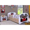Dětská postel Happy Babies - ferrari (Barva bílá, Velikost spací plochy 140x70, Šuplík NE)