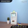 Regál Dream RN04 -  formule (Barva bílá)