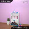 Regál Dream RN06 -   formule (Barva bílá)