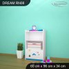 Regál Dream RN08 -   krtek (Barva bílá)