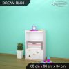 Regál Dream RN08 -   krtek (Barva bílá)
