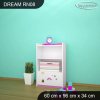 Regál Dream RN08 -   krtek (Barva bílá)