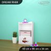 Regál Dream RN08 -  závodníci (Barva bílá)