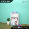 Regál Dream RN08 - kočičky (Barva bílá)