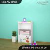Regál Dream RN08 - kočičky (Barva bílá)