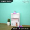 Regál Dream RN08 - kočičky (Barva bílá)