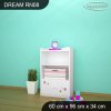 Regál Dream RN08 -  lvíček (Barva bílá)