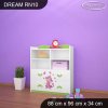 Regál Dream RN10 - zvířátka v ZOO (Barva bílá)