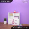 Regál Dream RN10 - zvířátka v ZOO (Barva bílá)