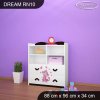 Regál Dream RN10 - zvířátka v ZOO (Barva bílá)
