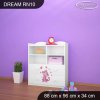 Regál Dream RN10 - zvířátka v ZOO (Barva bílá)