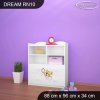 Regál Dream RN10 -  zvířecí kapela (Barva bílá)
