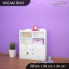 Regál Dream RN10 -  krtek (Barva bílá)