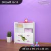 Regál Dream RN10 -  rybičky (Barva bílá)