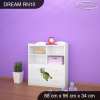 Regál Dream RN10 -  rybičky (Barva bílá)