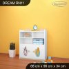 Regál Dream RN11 -  veselé safari II. (Barva bílá)