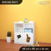 Regál Dream RN11 -  pirát (Barva bílá)