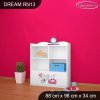 Regál Dream RN13 - pejsci (Barva bílá)