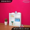 Regál Dream RN13 - dopravní hřiště (Barva bílá)