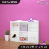 Regál Dream RN16 -  krtek (Barva bílá)