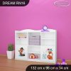 Regál Dream RN16 -  kočičky (Barva bílá)