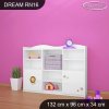 Regál Dream RN16 -  lvíček (Barva bílá)