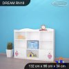 Regál Dream RN18 - pejsci (Barva bílá)