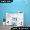 Regál Dream RN18 -  dopravní prostředky (Barva bílá)