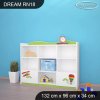 Regál Dream RN18 -  dopravní prostředky (Barva bílá)