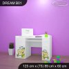Psací stůl Dream B01 - žabka a čáp (Barva bílá)