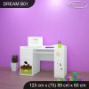 Psací stůl Dream B01 - krtek (Barva bílá)