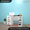 Psací stůl Dream B02 - palác (Barva bílá)