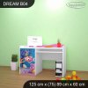 Psací stůl Dream B04 -  rybičky (Barva bílá)