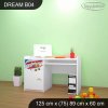 Psací stůl Dream B04 -  dopravní hřiště (Barva bílá)
