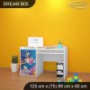 Psací stůl Dream B05 -  rybičky (Barva bílá)