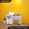 Psací stůl Dream B05 -  dopravní prostředky (Barva bílá)