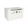 Box na hračky Happy Design - hvězdy (Barva bílá)