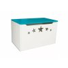Box na hračky Happy Design - hvězdy (Barva bílá)