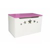 Box na hračky Happy Design - hvězdy (Barva bílá)