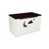 Box na hračky Happy Design - měsíc (Barva bílá)