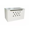 Box na hračky Happy Design - kolečka (Barva bílá)