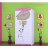 Skříň Happy SZ07 - balóny (Barva bílá, Vnitřek skříně šatní tyč)